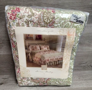 "Trapunta Paisley Paisley Piena / REGINA 100% Cotone 88"" x 92" - Foto 1 di 5