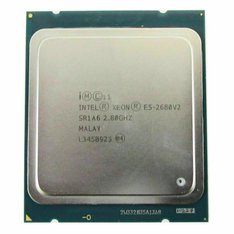 Intel Xeon E5-2680 V2 CPU 10-Core 2.8GHz 25M 8GT/s SR1A6 115W LGA2011 Processor - Image 1 of 1