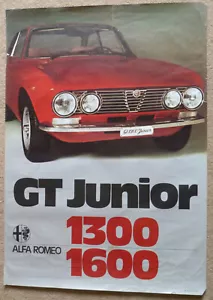 Poster showroom Alfa Romeo GT Junior 1300 1600 originale d'epoca serie 105 - Foto 1 di 4