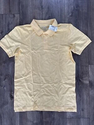 The Childrens Place Boys Size XXL 16 Polo Shirt Yellow Short Sleeve Collared NWT - Image 1 of 3