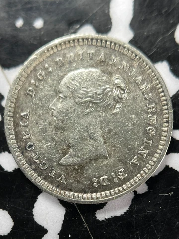 1884 Great Britain Maundy 2 Pence Twopence Lot#V1859 Silver! Nice! 4,158 Minted Cover