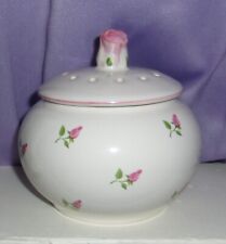 Teleflora Gift Potpourri Decanter Pink Rose Buds Vintage Decorative Jar Home Déc