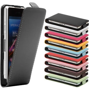 Sony Xperia Z1 Compact Hülle Tasche Flip Case Schutz Etui Cover - Bild 1 von 9