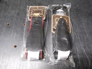 Lot (2) NEW Ikarikuma Angry Little Black Bear Straps Guitar Nylon Tepukuma NWT - Picture 1 of 6
