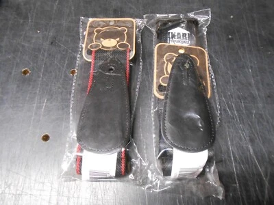 Lot (2) NEW Ikarikuma Angry Little Black Bear Straps Guitar Nylon Tepukuma NWT - Image 1 of 4