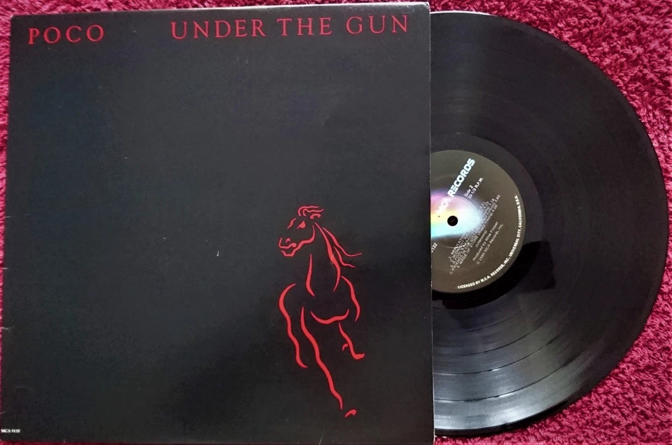 Poco - Under The Gun. Vinyl Lp 1980 MCA Records ‎– MCA-5132 Country Rock - Image 1 of 4