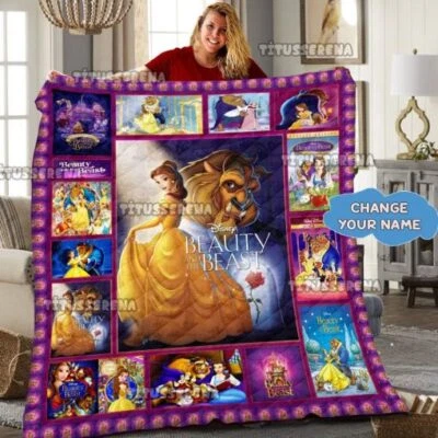 Beauty and the Beast Belle Princess Quilt Blanket – Ideal for Disney Belle Birth - Image 1 of 4