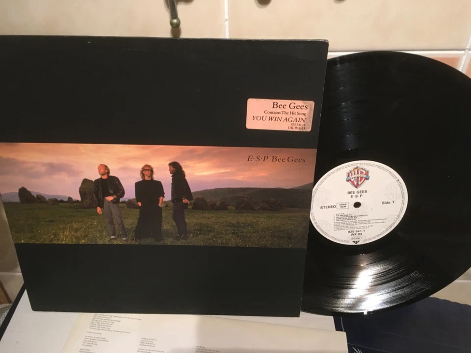 The Bee Gees - ESP  Warner Records  925 541-1  1987 Non-gatefold sleeve  LP - Image 1 of 1