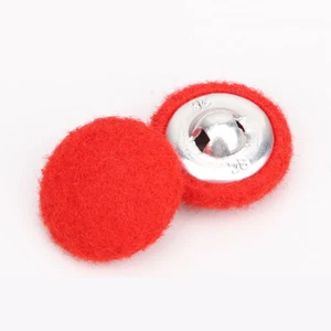 12Pcs Fabric Covered Metal Shank Round Sewing Buttons for Suits Dress Coat - Picture 1 of 27