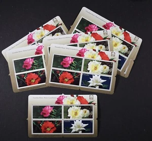 CANADA 2001 #1910 Roses S/S Wholesale x 10 Souvenir Sheets Mint NH Face $18.80 - Picture 1 of 1