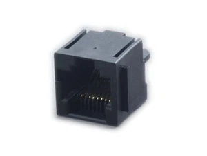 Steckverbinder Auslauf RJ45 Waagerecht 8 Pin Sub C / Ethernet Netz Kabel Lan PC - Bild 1 von 2
