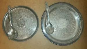 Towle & WM Rogers Vintage Silverplate With Wallace Silversmiths Spoon & Fork - Picture 1 of 12