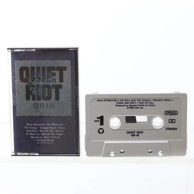 Quiet Riot QR lll Cassette Tape 1986 - Image 1 of 2