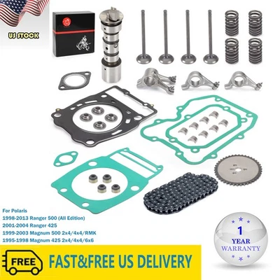Cam Shaft Camshaft Timing Chain Rocker Arm Kit for Polaris Ranger Magnum 425 500 - Image 1 of 4