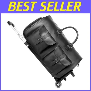 Rolling Weekender Tasche für Reisen - Schwarz - Bild 1 von 9