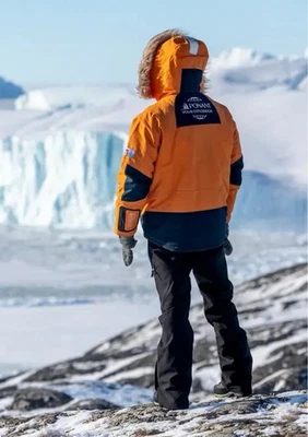 Ponant Polar Exploration Hi Vis Winter Parka Jacket Insulated Thermal Hood - Image 1 of 4