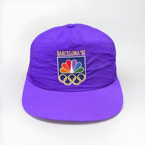 RARO cappello snapback vintage NBC Sports Barcellona 1992 Olimpiadi anni 90 Dream Team - Foto 1 di 4