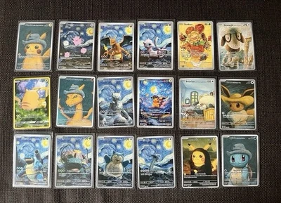 18 Pokémon Set Pikachu Grey Felt Hat | Van Gogh Museum | Top Zustand - Bild 1 von 4