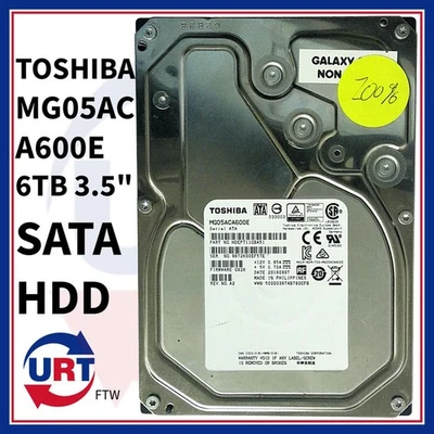 Disco duro SATA TOSHIBA MG05ACA600E 6 TB 3,5" #142761# Foto 1 de 3