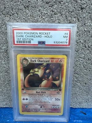 Dark Charizard 4/82 Team Rocket Holo Psa 7 - Image 1 of 2