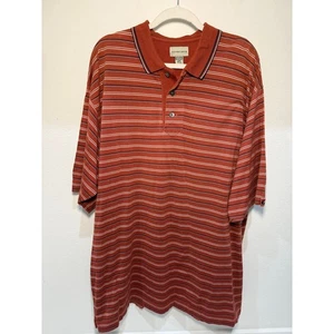 Cutter & Buck Men's Polo Plaid Navy Size 2XL Tall 2XT Big & Tall - Picture 1 of 8