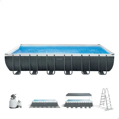 Schwimmbad Abnehmbar Intex 732 x 132 x 366 cm - Bild 1 von 4