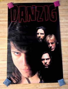 DANZIG II Lucifuge Poster 1990 24x36 vtg punk rock kbd misfits metal promo - Picture 1 of 12