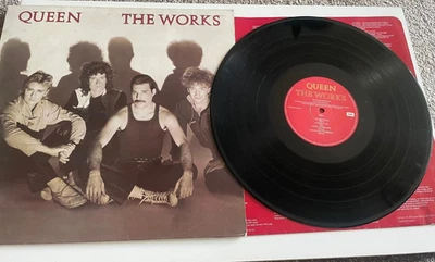 Queen – The Works Vinyl LP + Rounded Lyric Inner 1984 A3/B2 WORK 1 - Image 1 of 4