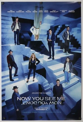 Now You See Me Now You Don't original DS movie poster D/S 27x40 2025 Eisenberg