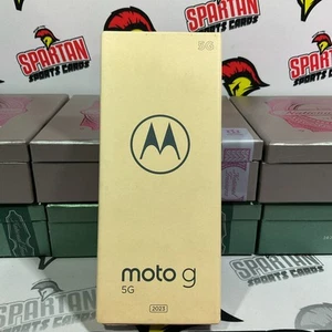 New NIB Moto G 5G, 64GB, Phone Blue Metro by T-Mobile - Smartphone - Picture 1 of 2