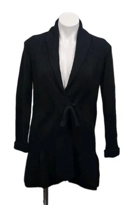 Suéter Lilly Pulitzer Cashmere con Volantes y Lazo, Negro, Mediano  Foto 1 de 4