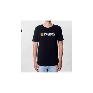 Polaroid Originals T-Shirt Black With Couleur Logo Size M - Photo 1 sur 4