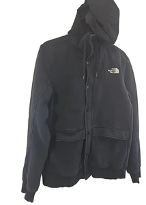 Manteau à capuche The North Face Snap/Zipper Up manches longues noir homme/femme grand - Photo 1/13