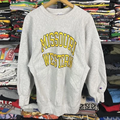 Vintage 80s Champion Reverse Weave Missouri Western Sweatshirt Size 2XL Crewneck - Image 1 of 4