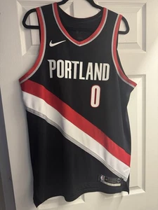 Damian Lillard NBA Nike Portland Trailblazers Authentic Icon Jersey Size 48 - Picture 1 of 4