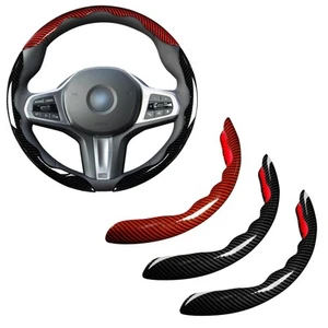 Auto Lenkradbezug Set Hell Kohlefaser Wrap Rutschfest 3tlg Lenk... - Bild 1 von 6