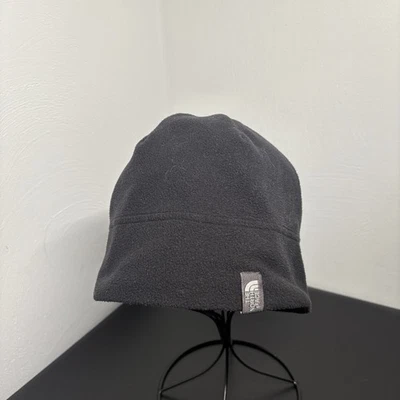 The North Face Fleece Beanie Hat Unisex Black Lightweight One Size Gray - Image 1 of 3