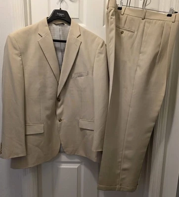 Traje Haggar Tostado 2 Piezas Hombre 48 Chaqueta Reg 42X30 Pantalones Foto 1 de 4