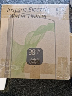 Electric Instant Hot Water Heater Shower Kit Caravan Bathroom Kitchen Tankless - Image 1 of 2