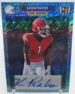 KADEN PRATHER 2024 PRO SET BLUE SHIMMER AUTO #20/20 - Foto 1 di 3