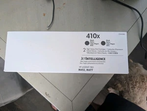 Original HP OEM 410X schwarze Tonerkassette mit hoher Kapazität CF410XD neu versiegelt - Bild 1 von 2
