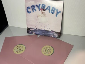Melanie Martinez Cry Baby Translucent Pink Marble Vinyl Records 2-LP Edition - Picture 1 of 8