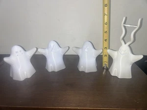 Halloween Tealight Ghosts - Spooky Halloween Decor - 3D Printed Set of 4 - Picture 1 of 3