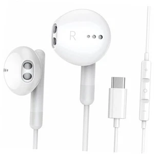 USB C Headphones for iPhone 16 15 Pro Max Plus iPad Pro USB C Earphones with  - Afbeelding 1 van 7