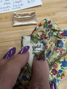 Barbie: Vintage 1964 On The Go Pak Floral Etuikleid ~ ohne Puppe - Bild 1 von 5