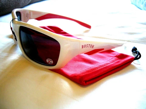 Boston REDSOX Polarized Sunglasses MLB Sport Major League BASEBALL Glasses Case Cover