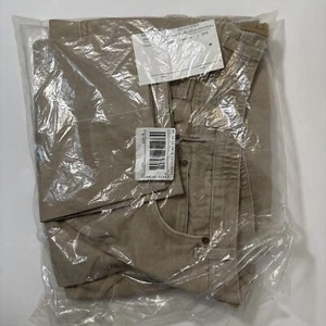 Vintage LL Bean Jeans 34/34 - Tan - New In Bag - Picture 1 of 5