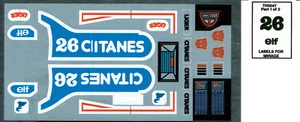 TRANSFORMERS GENERACIÓN 1, G1 AUTOBOT PIEZAS MIRAGE REPRO ETIQUETAS - Imagen 1 de 1