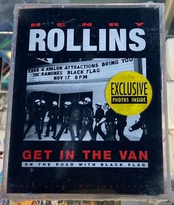Henry Rollins- Get In The Van Cassette Tape (1994, 2xCassette, Sealed) - Picture 1 of 6
