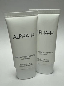 Alpha-H Triple Action Cleanser Duo 60ml New & Sealed. - Picture 1 of 6